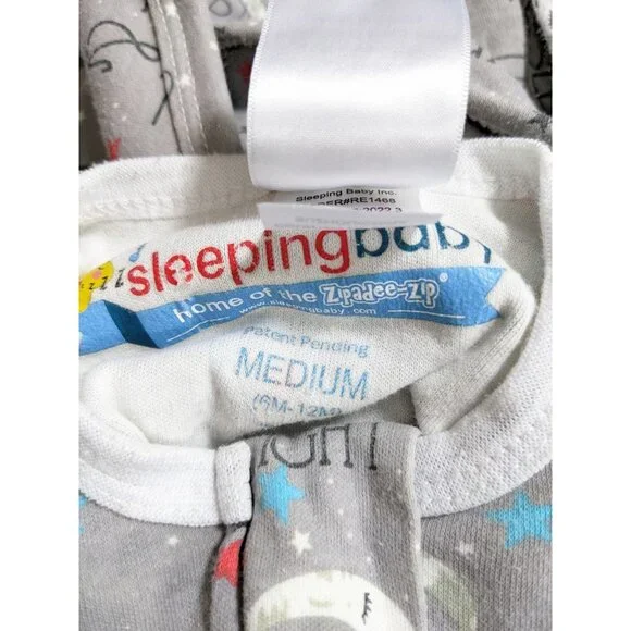 Sleeping Baby Goodnight Moon Zipadee-Zip Swaddle Sleep Sack Transition M - Picture 3 of 5
